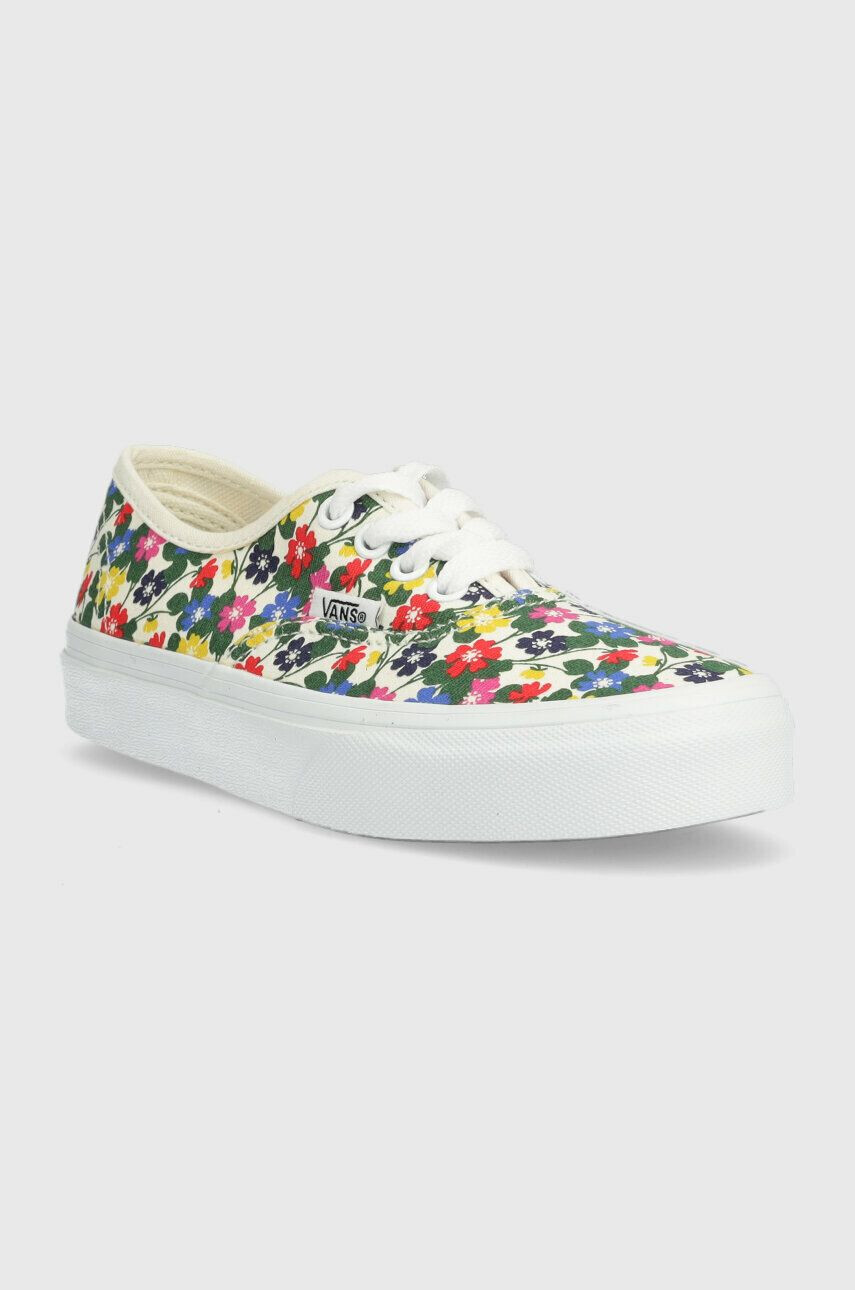 Vans Детски ниски кецове UY Authentic FLRL WHITE - Pepit.bg