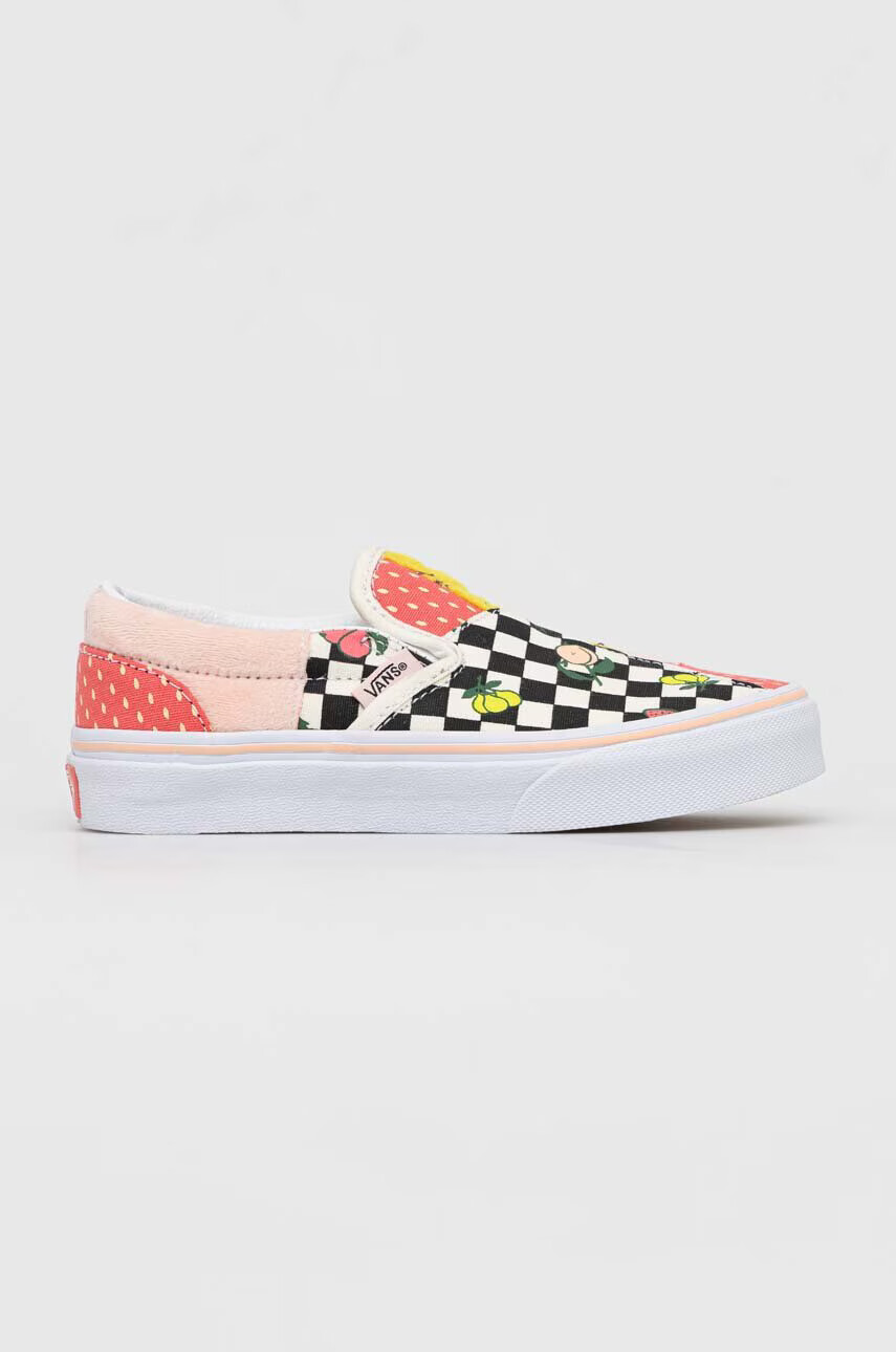 Vans Детски ниски кецове UY Classic Slip On Patch FRTC MDGRE - Pepit.bg