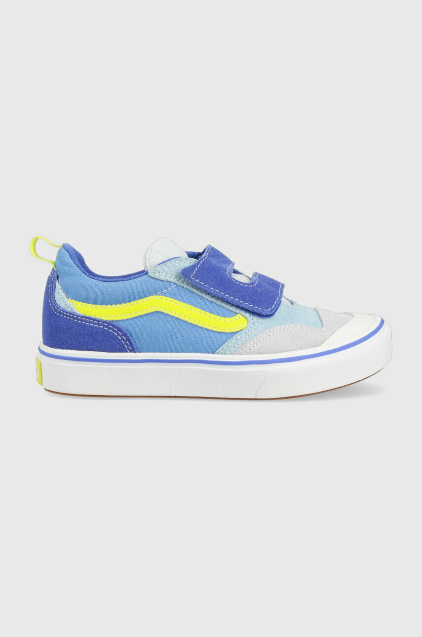 Vans Детски ниски кецове UY ComfyCush New Skool V COBL MULTI в синьо - Pepit.bg