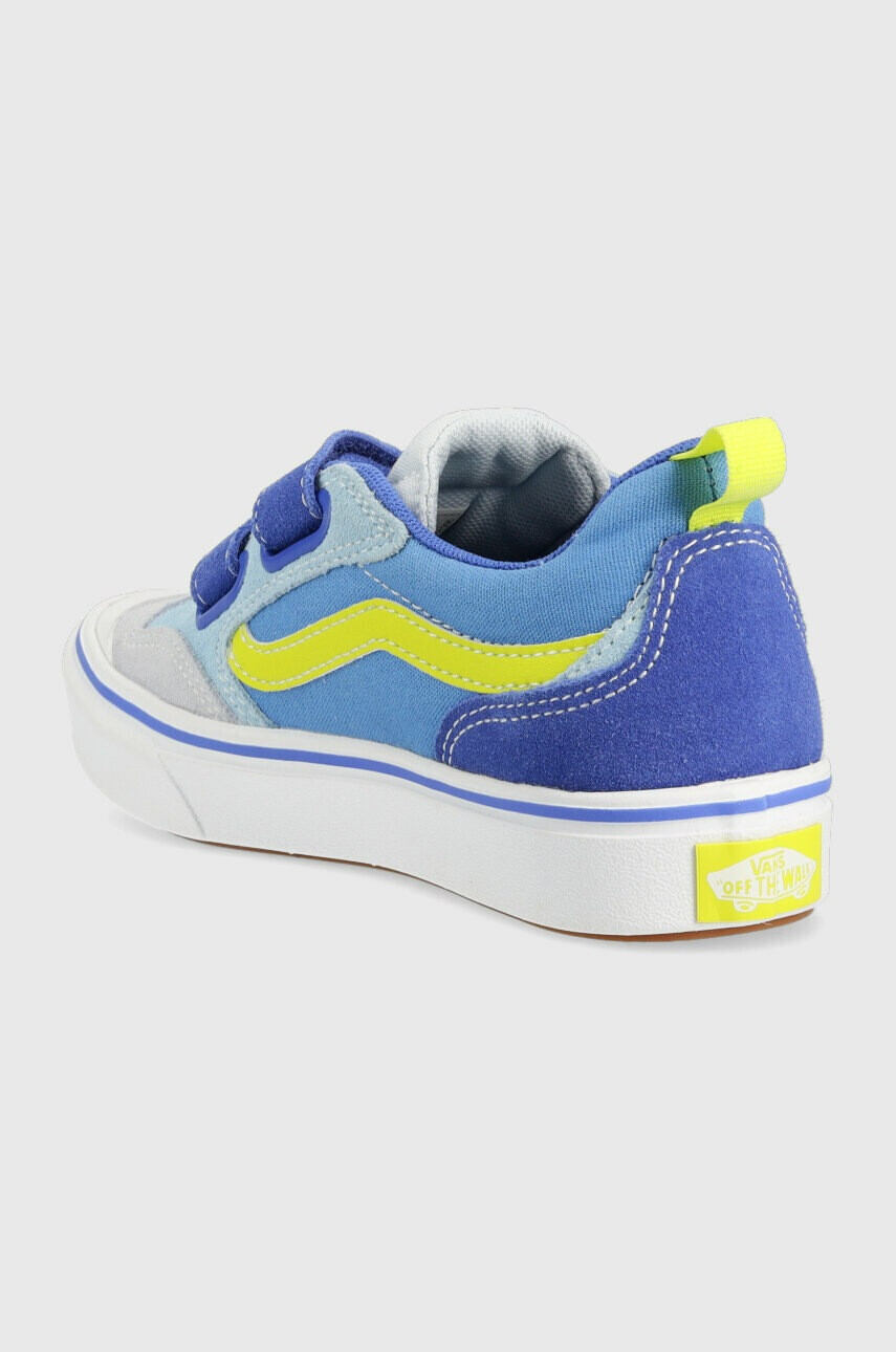 Vans Детски ниски кецове UY ComfyCush New Skool V COBL MULTI в синьо - Pepit.bg