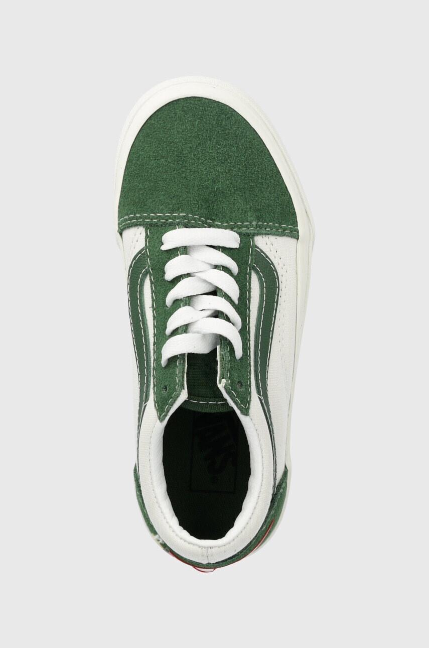 Vans Детски ниски кецове UY Old Skool BLACK В зелено - Pepit.bg