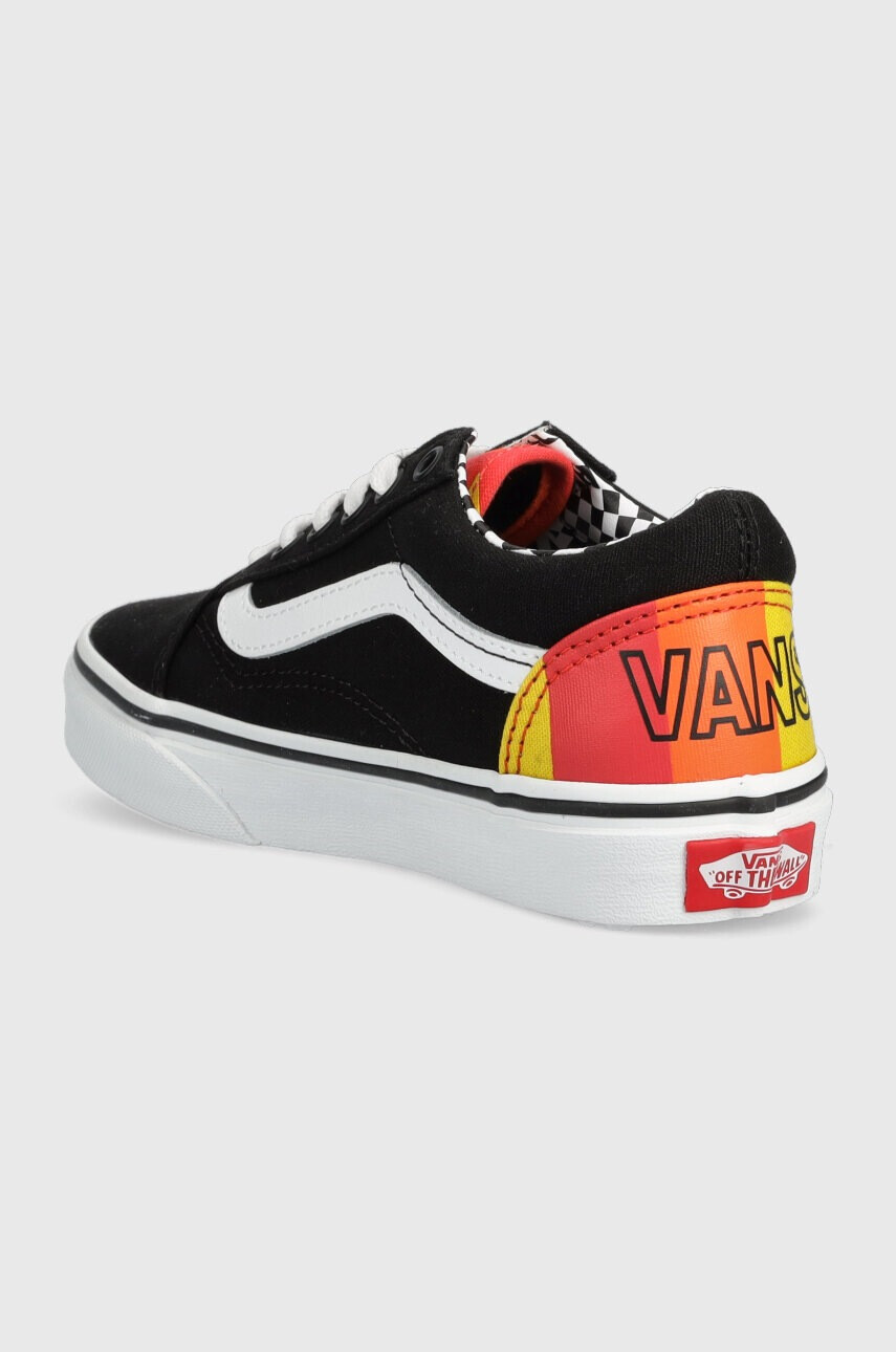 Vans Детски ниски кецове UY Old Skool GRDT BLKML в черно - Pepit.bg