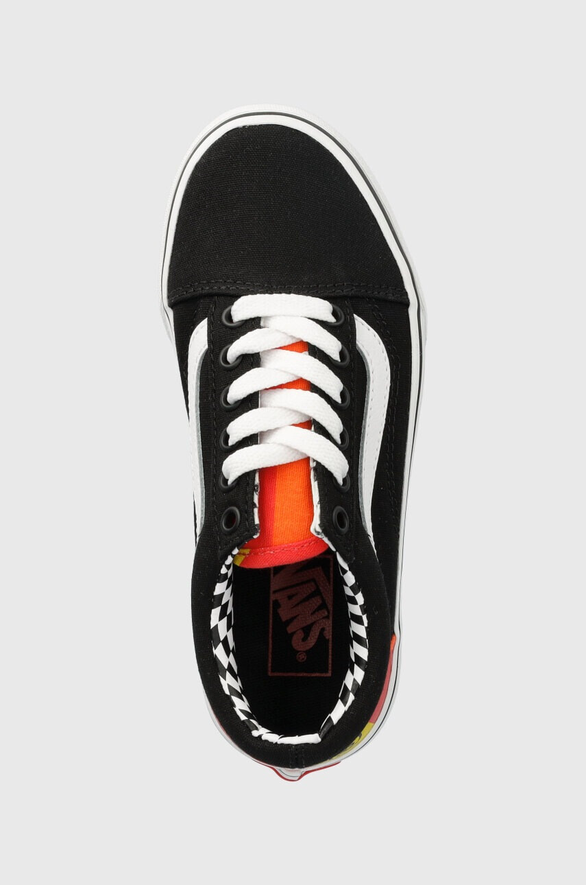 Vans Детски ниски кецове UY Old Skool GRDT BLKML в черно - Pepit.bg