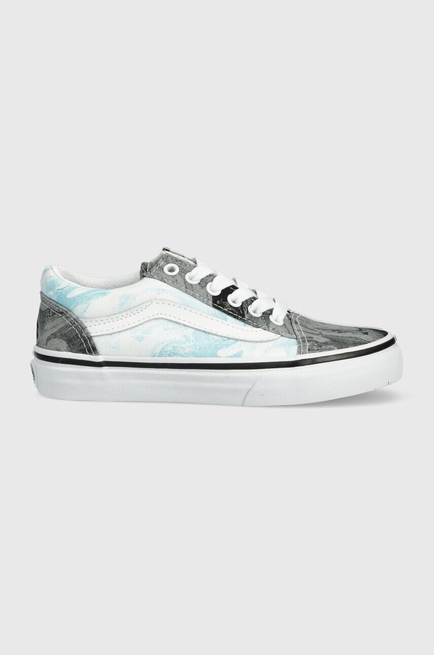 Vans Детски ниски кецове UY Old Skool MRBL BLKGY в синьо - Pepit.bg