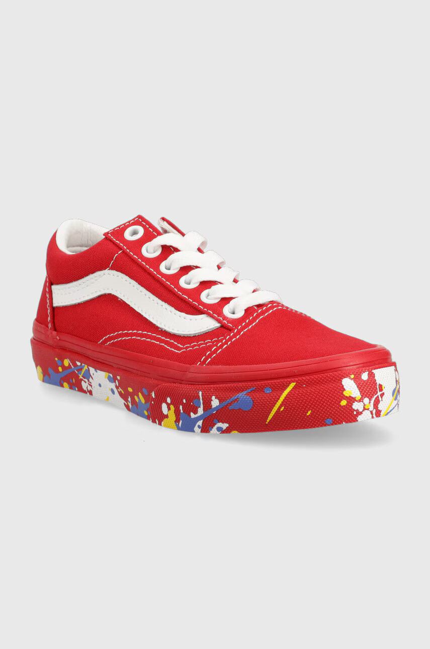 Vans Детски ниски кецове UY Old Skool PTSP DRRED в червено - Pepit.bg