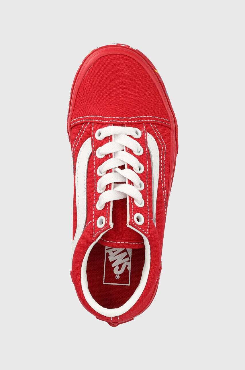 Vans Детски ниски кецове UY Old Skool PTSP DRRED в червено - Pepit.bg