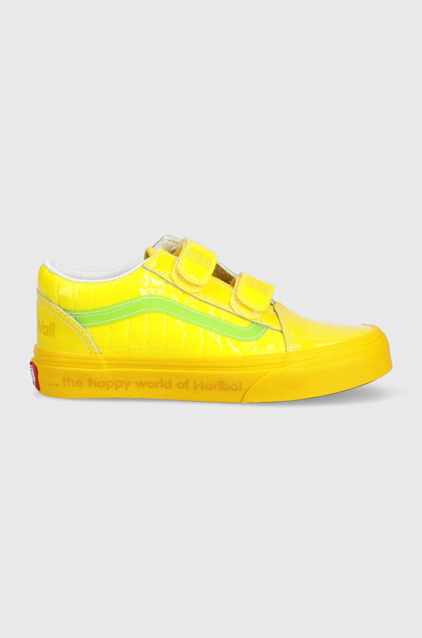 Vans Детски ниски кецове UY Old Skool V HARB CHBD в жълто - Pepit.bg