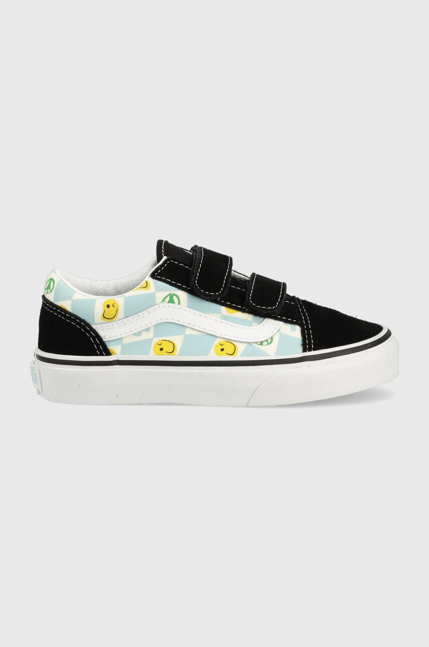 Vans Детски ниски кецове UY Old Skool V MELT BLACK - Pepit.bg