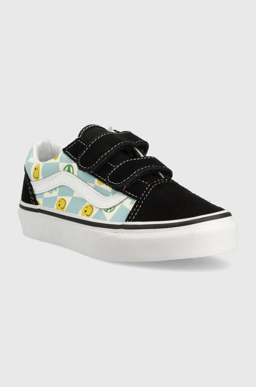 Vans Детски ниски кецове UY Old Skool V MELT BLACK - Pepit.bg