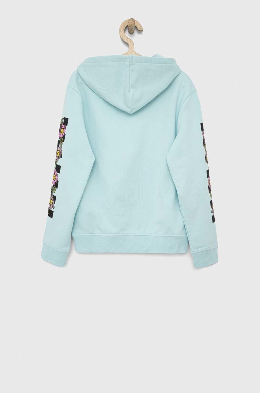 Vans Детски памучен суичър ELEVATED MINDS HOODIE BLUE GLOW - Pepit.bg