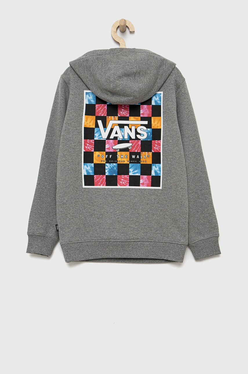 Vans Детски суичър в зелено с принт - Pepit.bg