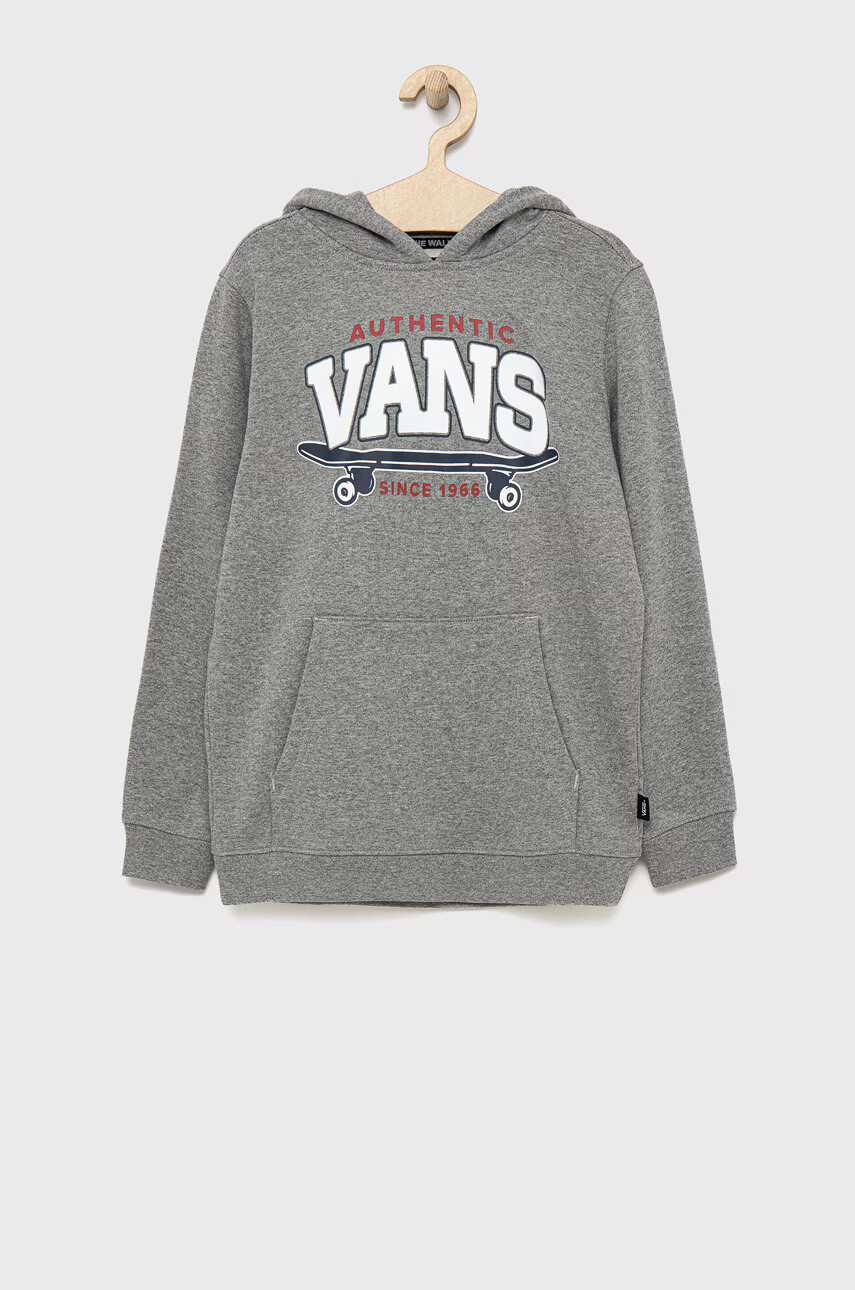 Vans Детски суичър в сиво меланж на - Pepit.bg