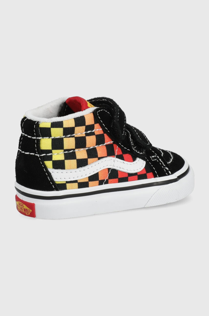 Vans Детски високи кецове в лилаво - Pepit.bg