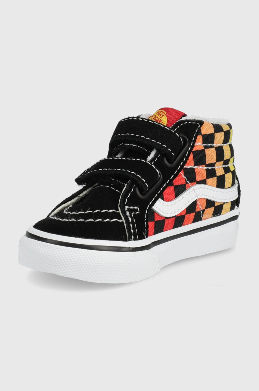 Vans Детски високи кецове в лилаво - Pepit.bg