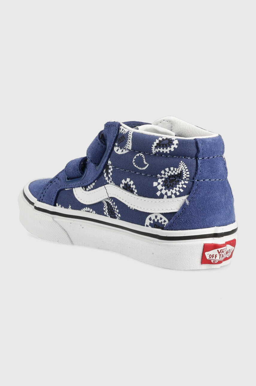 Vans Детски високи кецове в тъмносиньо - Pepit.bg