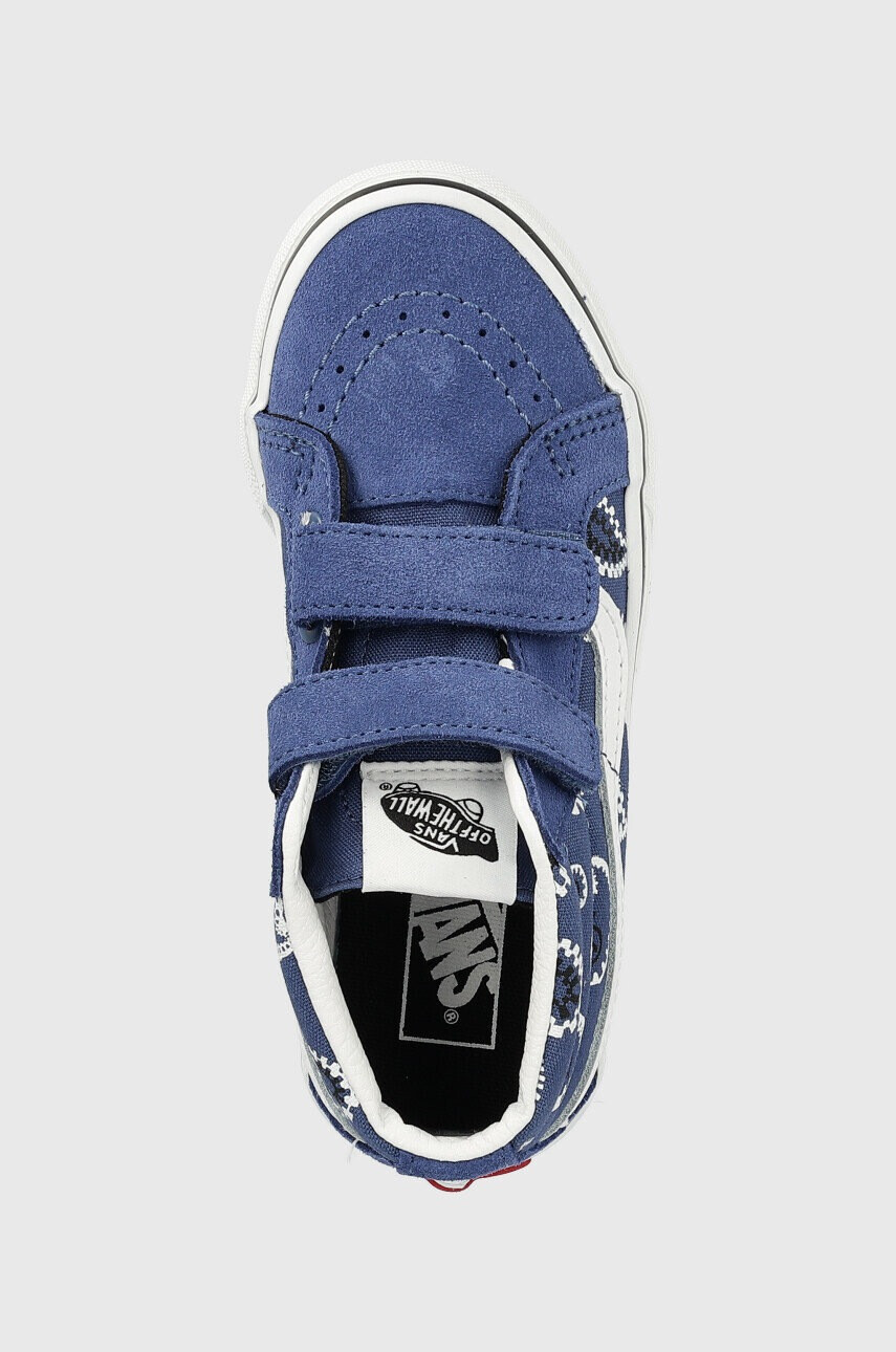 Vans Детски високи кецове в тъмносиньо - Pepit.bg