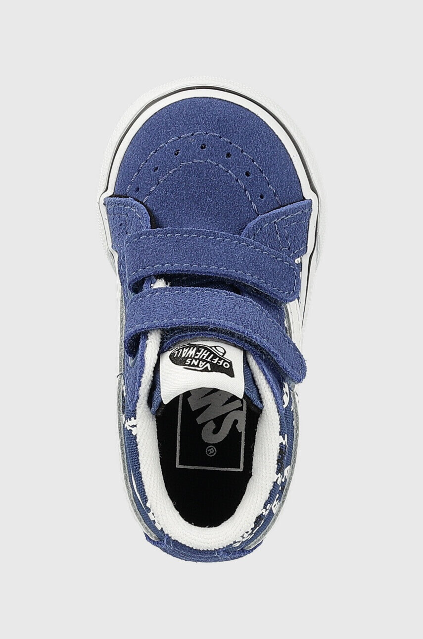 Vans Детски високи кецове в тъмносиньо - Pepit.bg