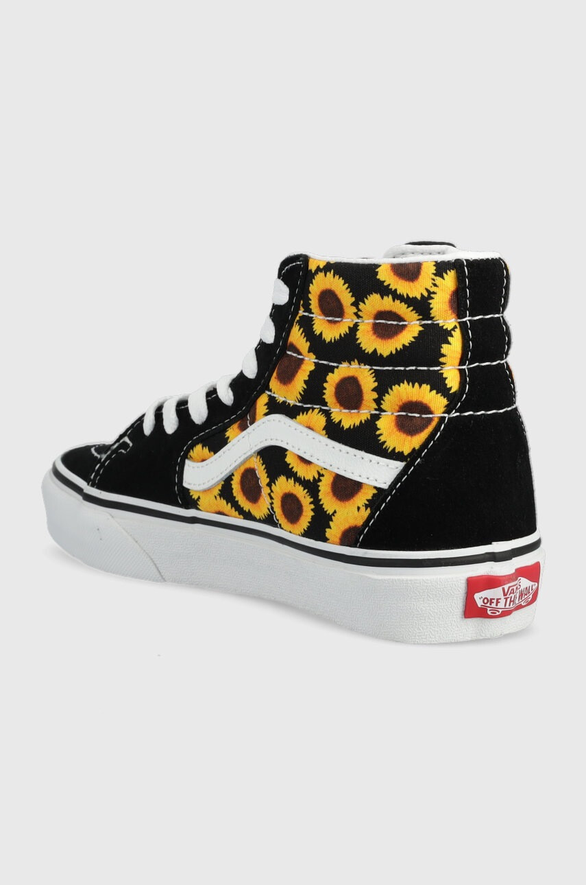 Vans Детски високи кецове в черно - Pepit.bg