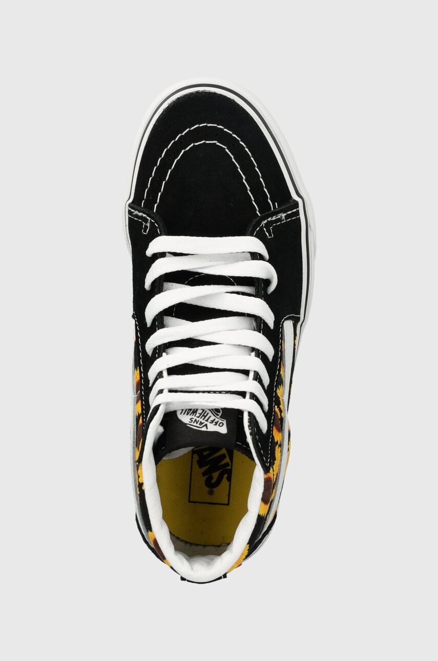 Vans Детски високи кецове в черно - Pepit.bg