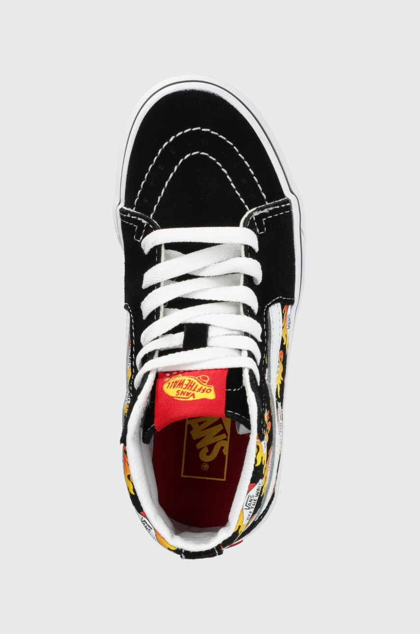 Vans Детски високи кецове в черно - Pepit.bg