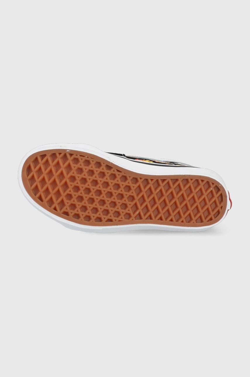 Vans Детски високи кецове в черно - Pepit.bg