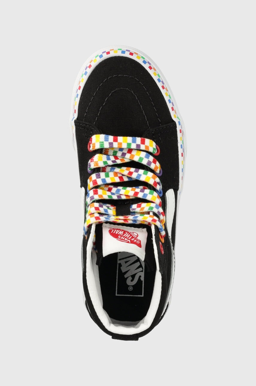 Vans Детски високи кецове в черно - Pepit.bg