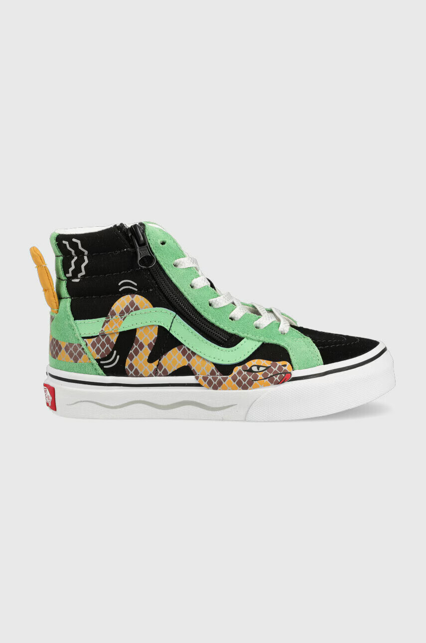 Vans Детски високи кецове SK8 Hi Reissue Side Zip S MINIM в черно - Pepit.bg