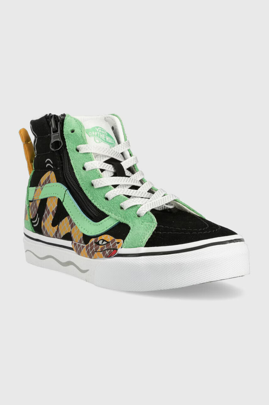 Vans Детски високи кецове SK8 Hi Reissue Side Zip S MINIM в черно - Pepit.bg