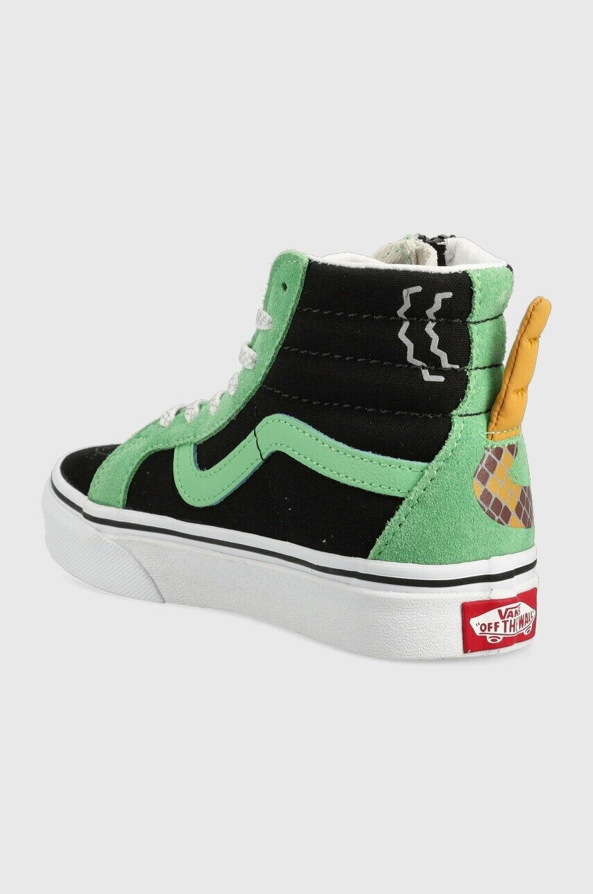Vans Детски високи кецове SK8 Hi Reissue Side Zip S MINIM в черно - Pepit.bg