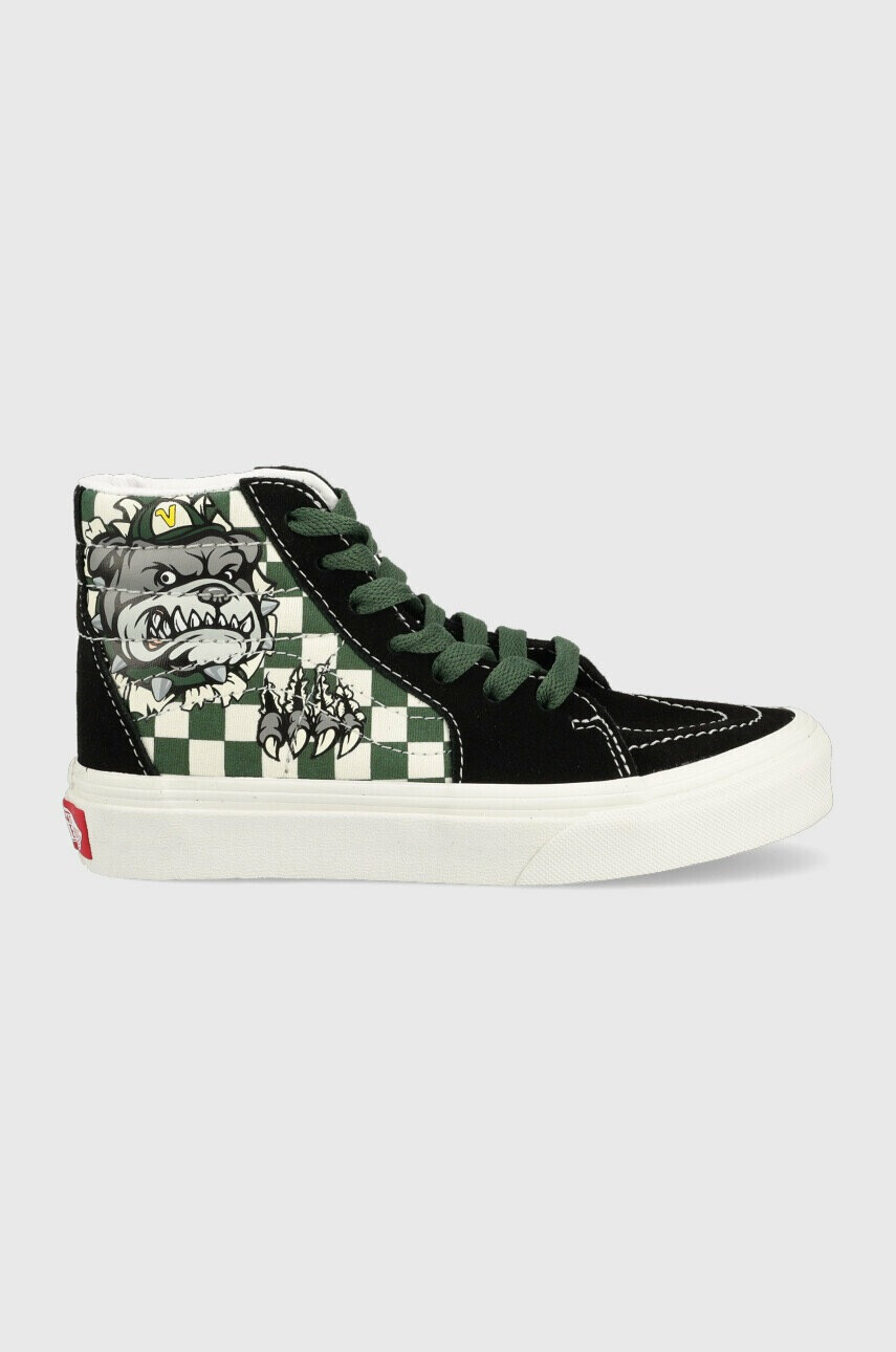 Vans Детски високи кецове UY SK8 Hi BLACK В черно - Pepit.bg