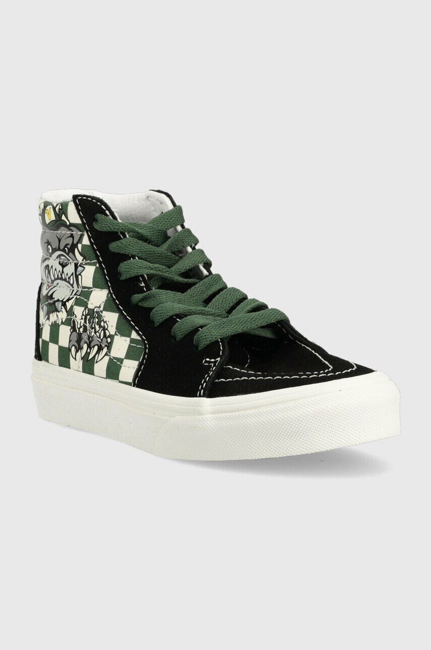 Vans Детски високи кецове UY SK8 Hi BLACK В черно - Pepit.bg