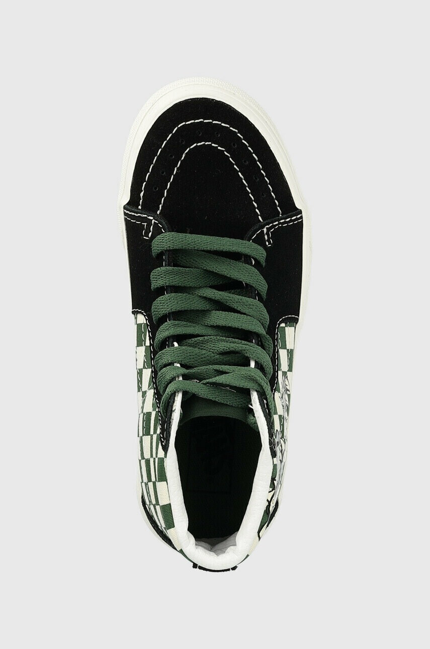 Vans Детски високи кецове UY SK8 Hi BLACK В черно - Pepit.bg