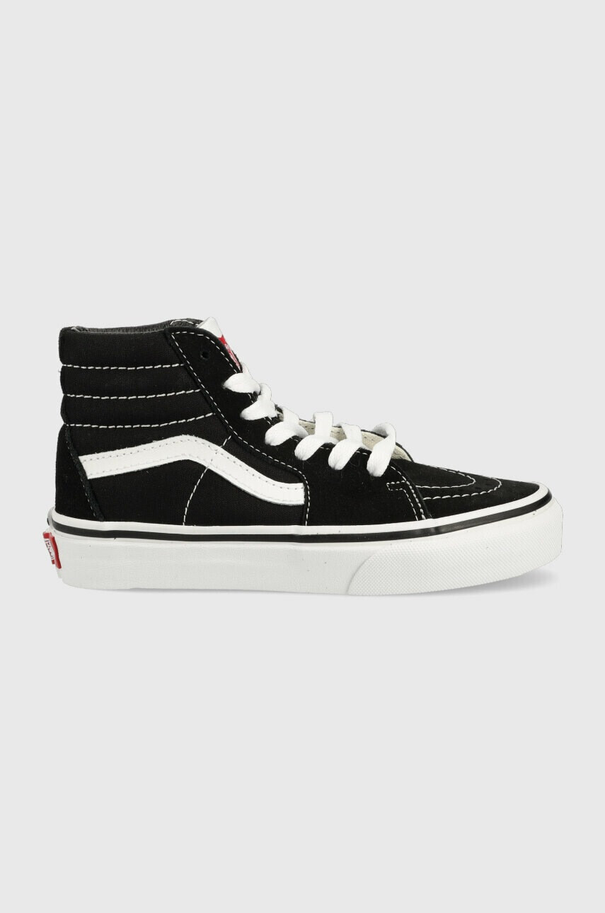 Vans Детски високи кецове UY SK8 Hi BLACK/TRUE WHIT в черно - Pepit.bg