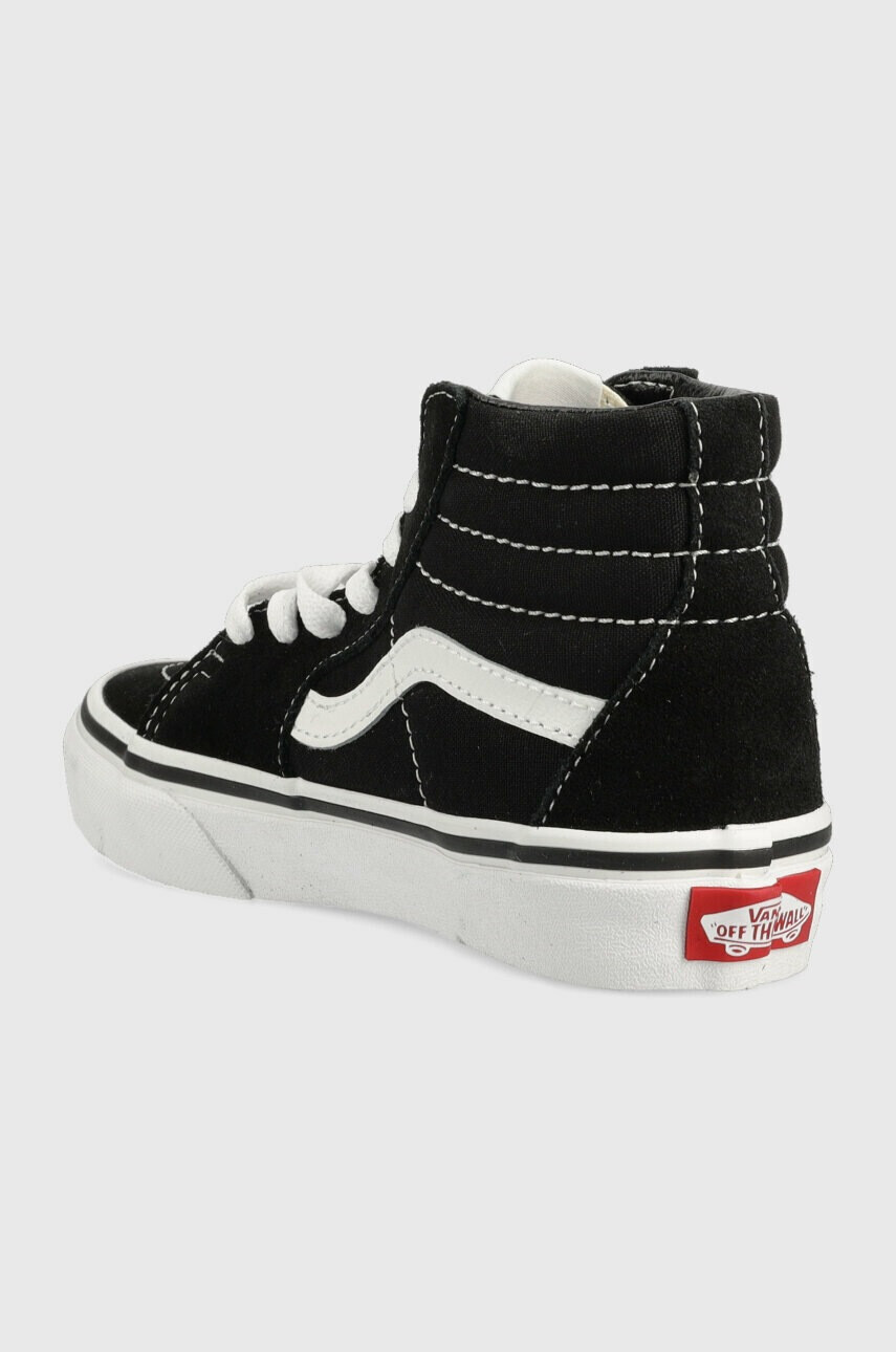 Vans Детски високи кецове UY SK8 Hi BLACK/TRUE WHIT в черно - Pepit.bg