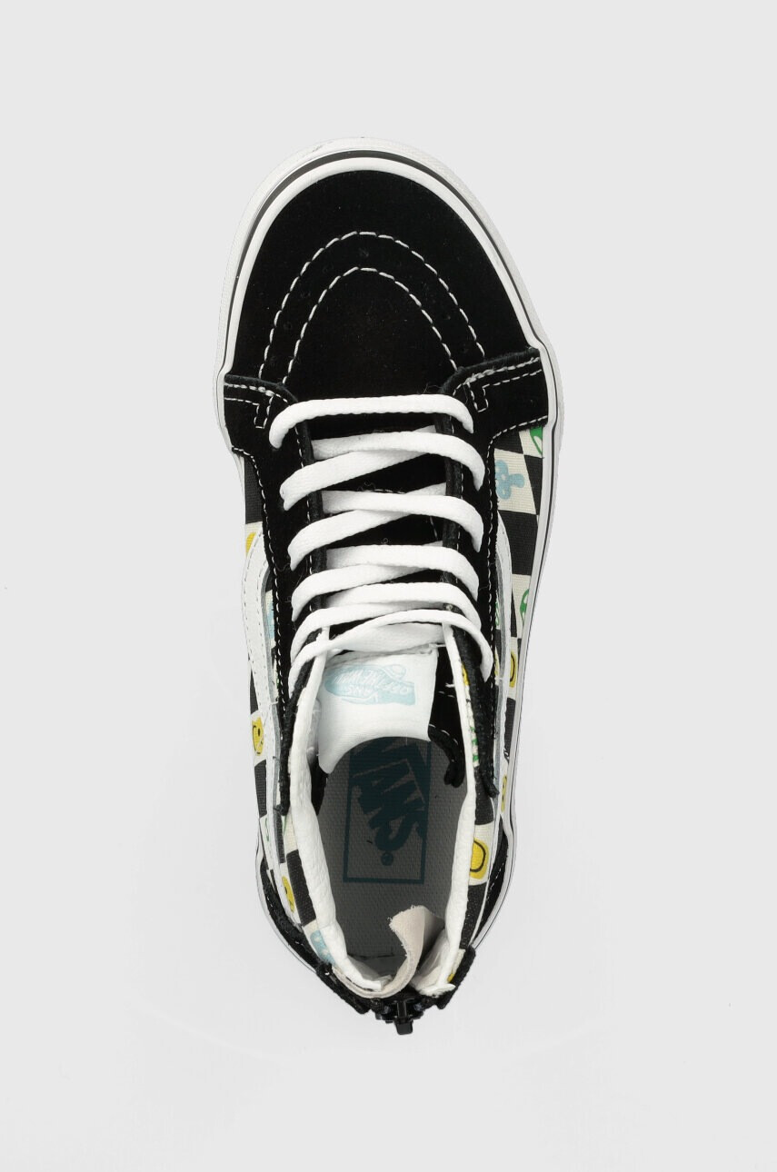 Vans Детски високи кецове UY SK8 Hi Zip MELT MDRED в черно - Pepit.bg