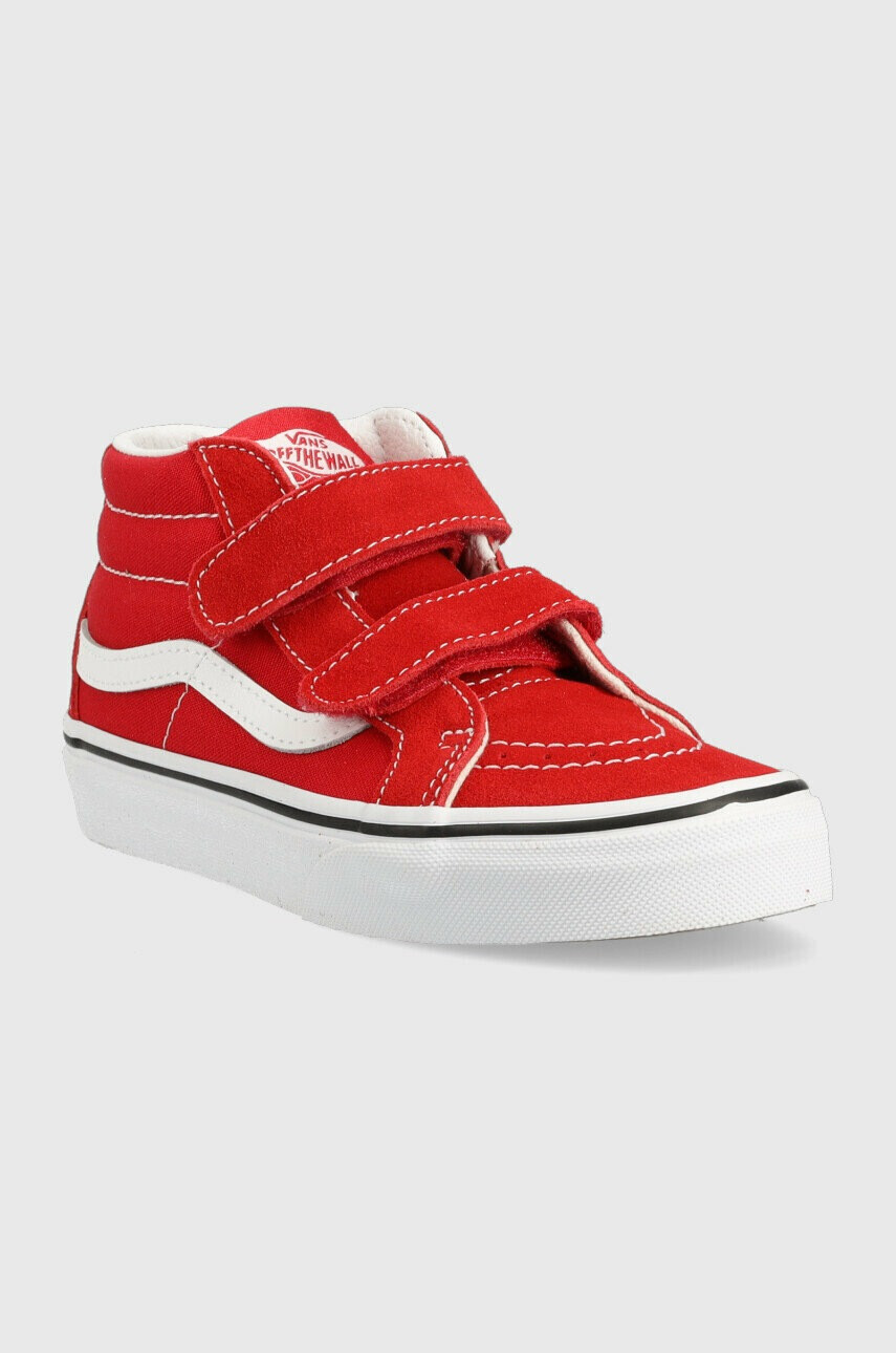 Vans Детски високи кецове UY SK8-Mid Reissue V FORMULA ONE/TRU В червено - Pepit.bg