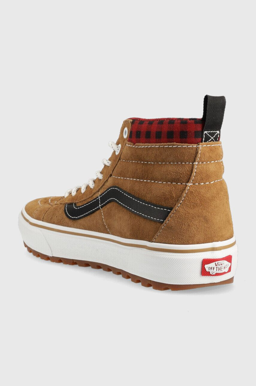 Vans Кожени кецове SK8-Hi в кафяво VN0A5HZYY491 - Pepit.bg