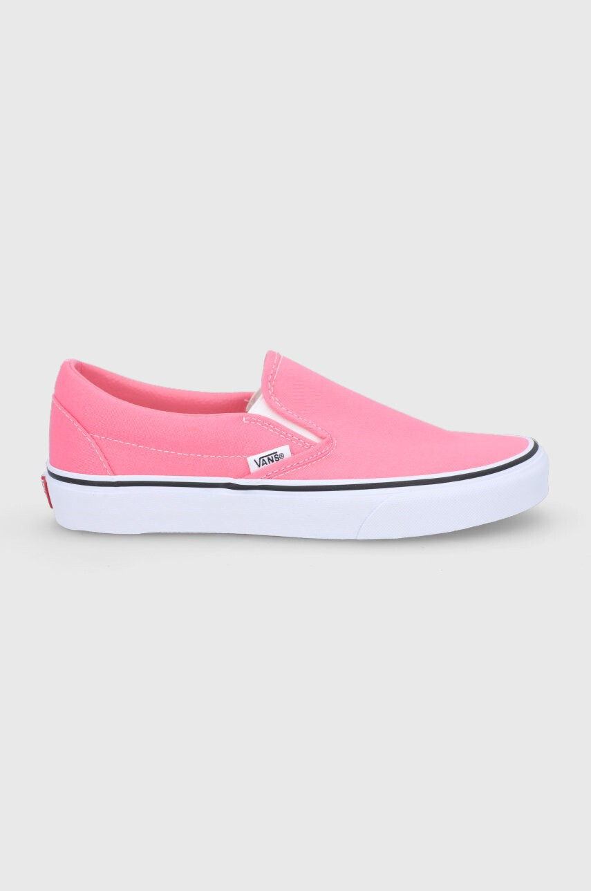 Vans Ниски кецове дамски в розово - Pepit.bg