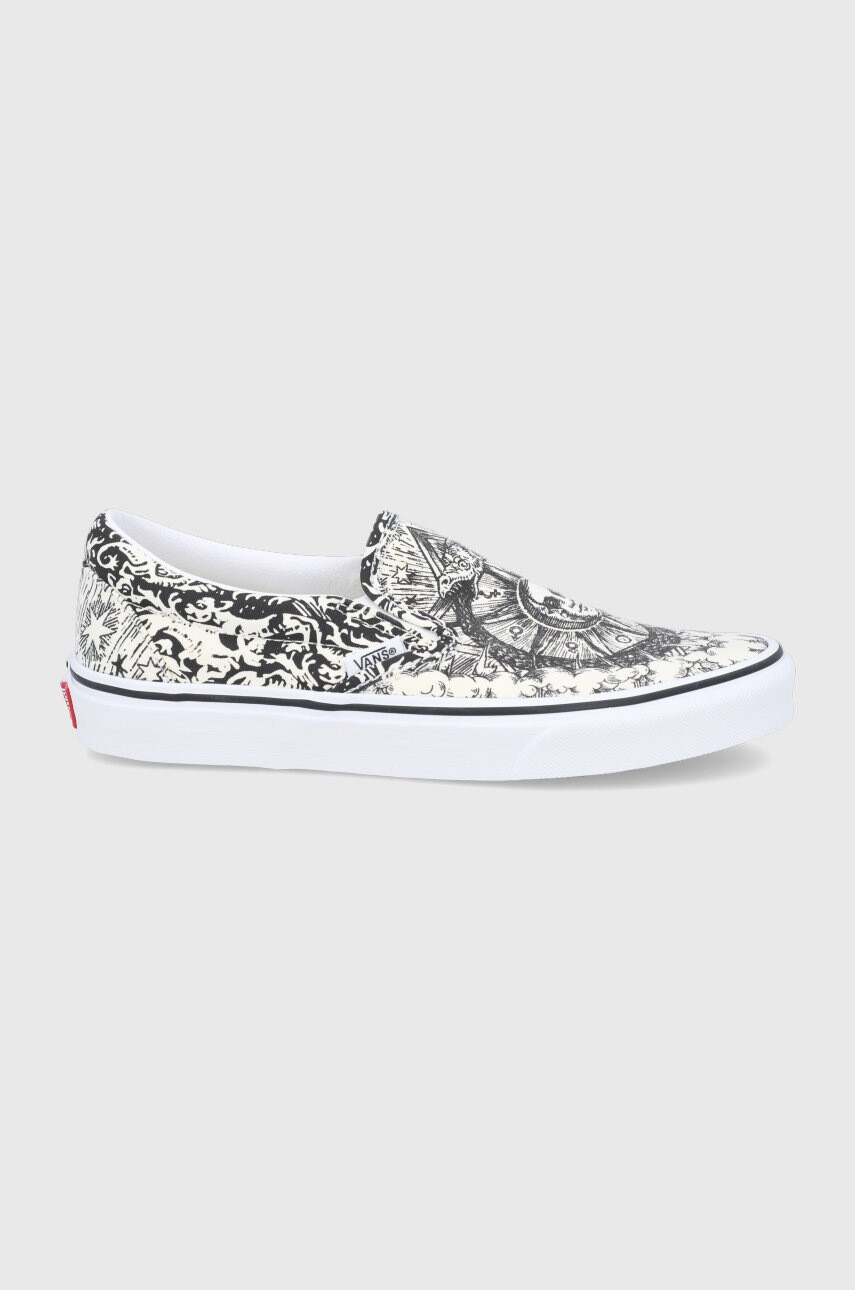Vans Ниски кецове дамски в кремаво - Pepit.bg