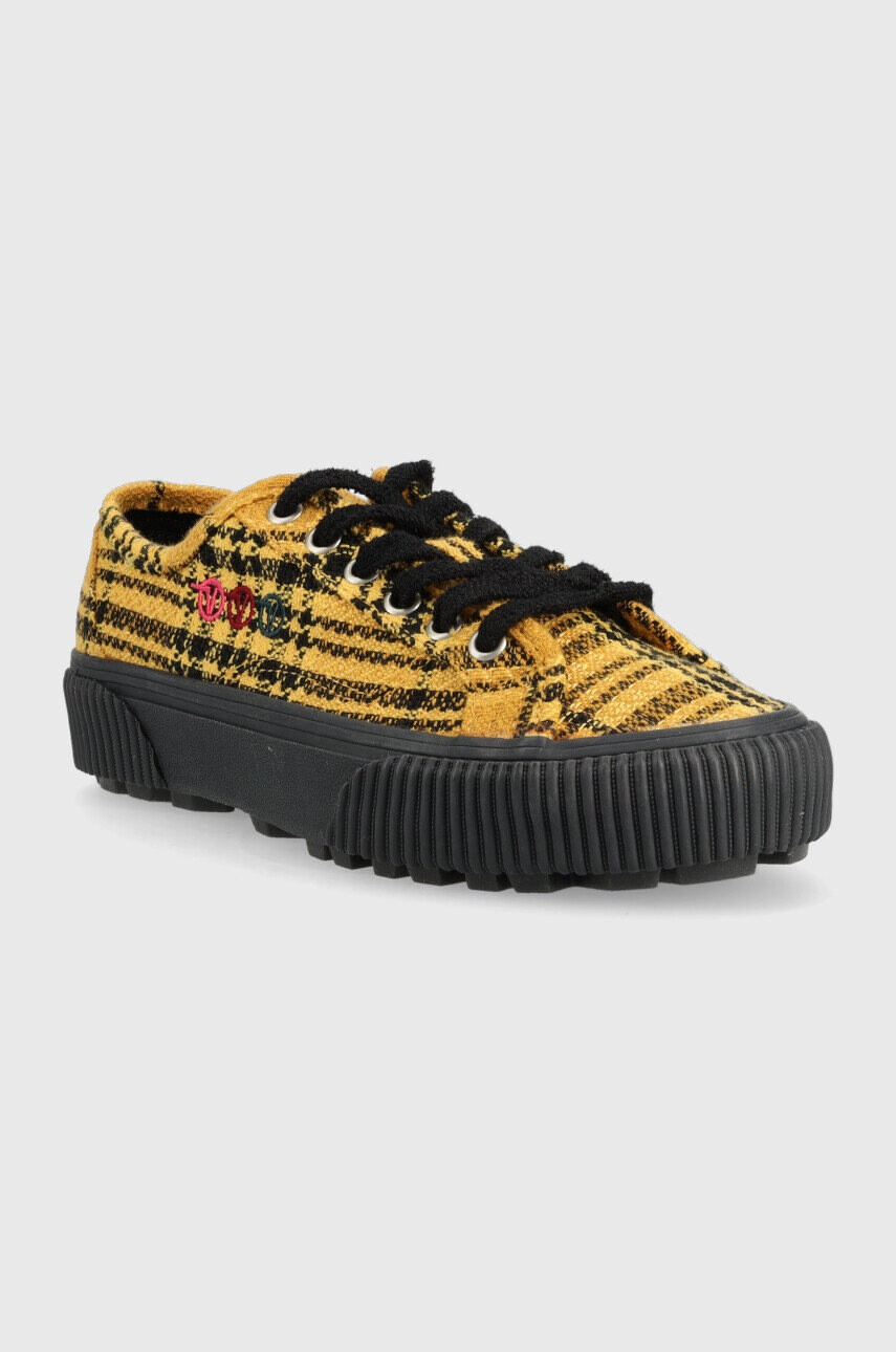 Vans Ниски кецове Delridge в жълто - Pepit.bg