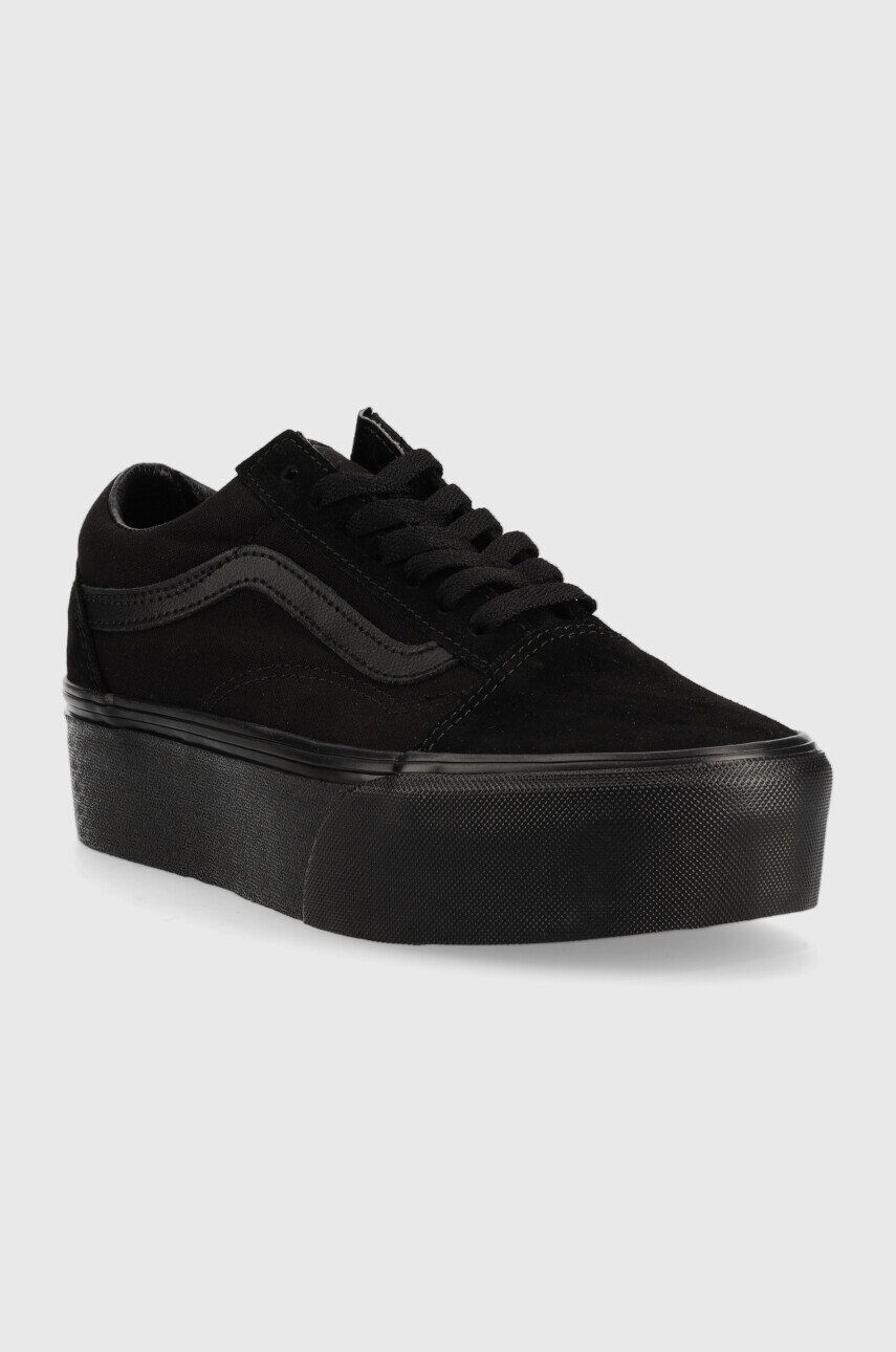 Vans Ниски кецове Old Skool Stackform в черно - Pepit.bg