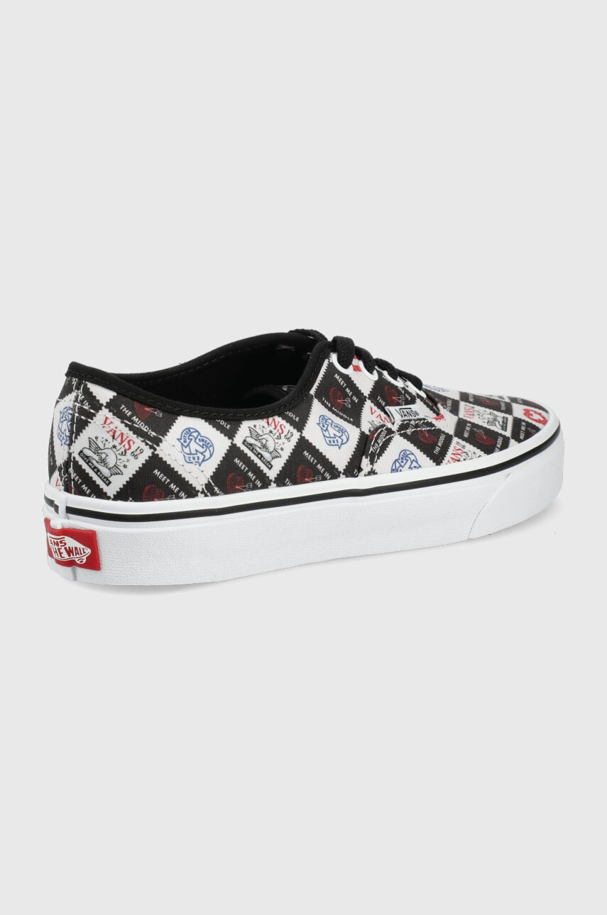Vans Ниски кецове Ua Authentic дамски в черно - Pepit.bg