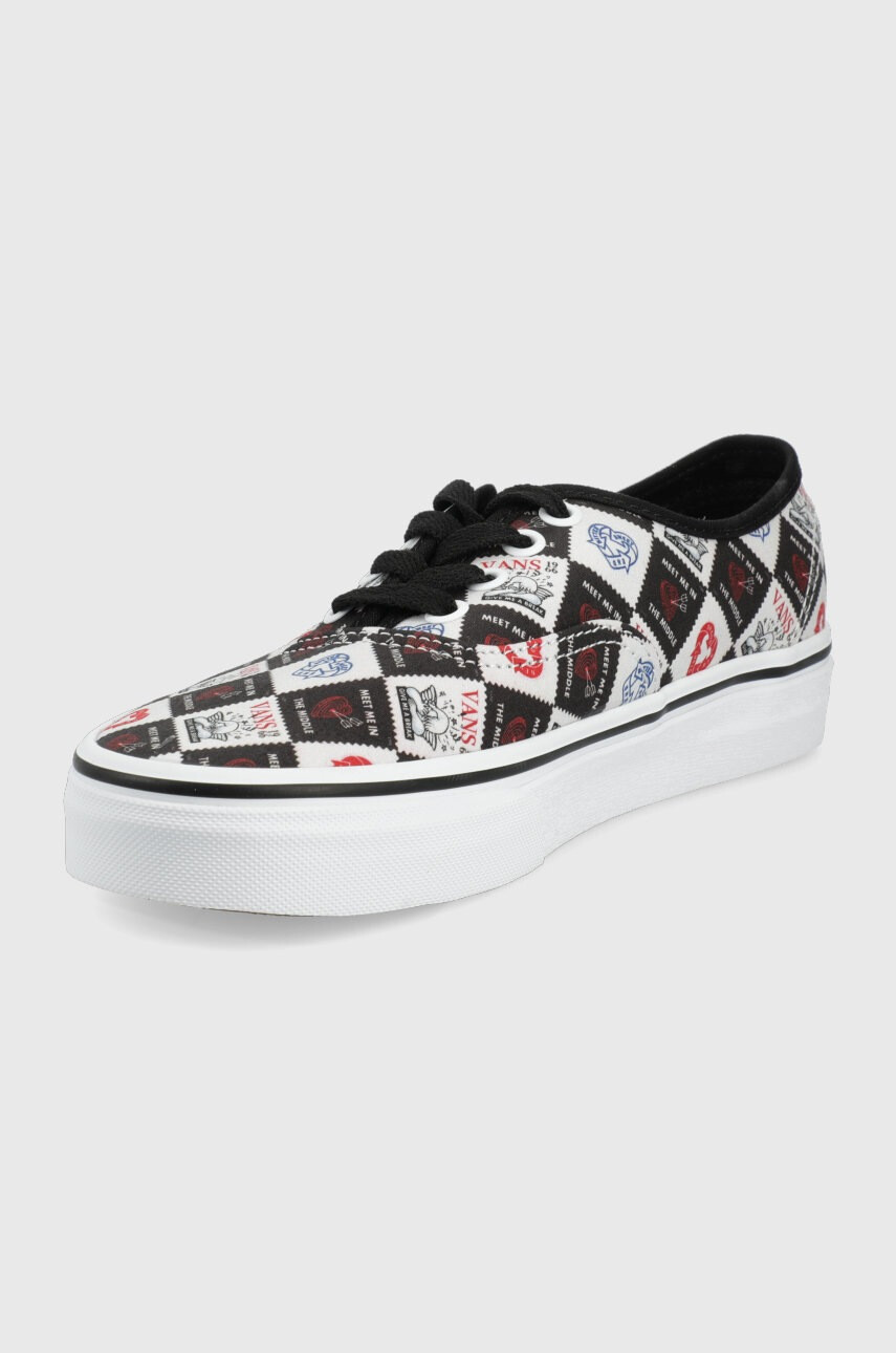 Vans Ниски кецове Ua Authentic дамски в черно - Pepit.bg