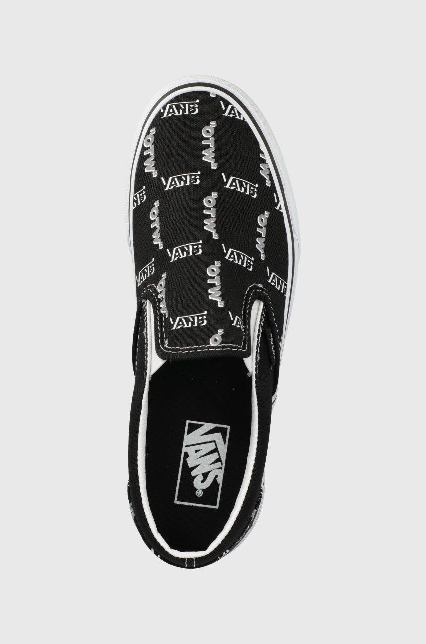 Vans Ниски кецове Ua Classic Slip-on мъжки в черно - Pepit.bg