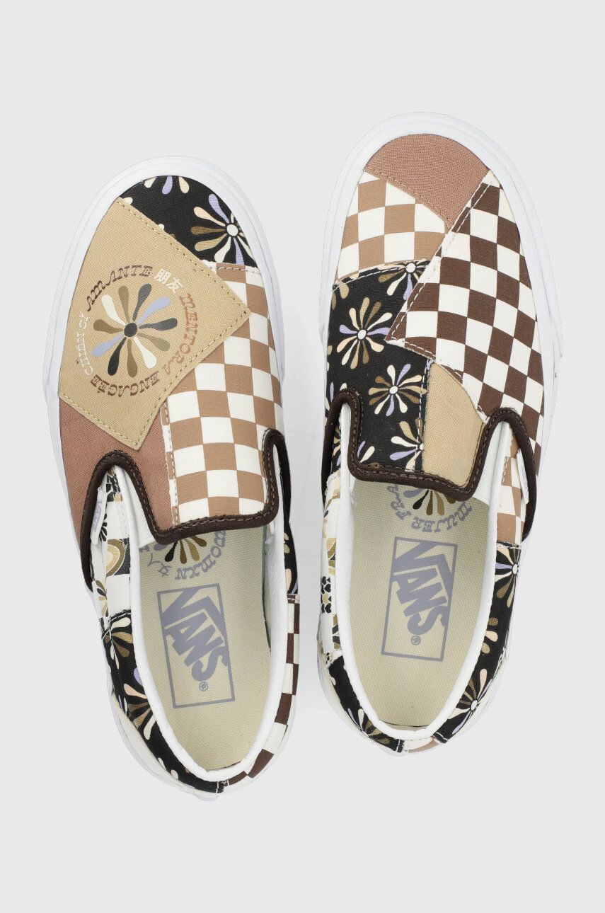 Vans Ниски кецове Ua Classic Slip-on Patchwork - Pepit.bg