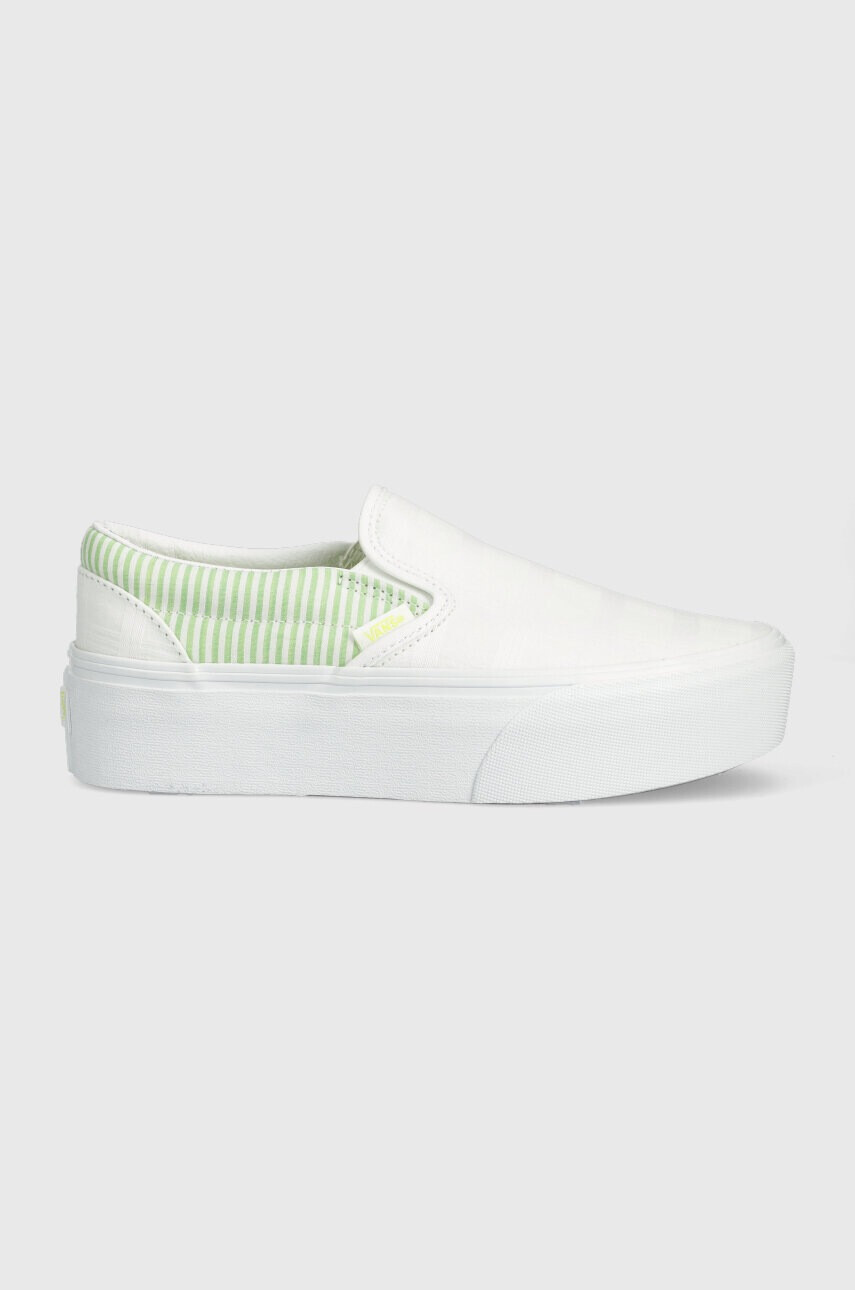 Vans Ниски кецове Classic Slip-On Stackform в бяло VN0A7Q5RBGN1 - Pepit.bg