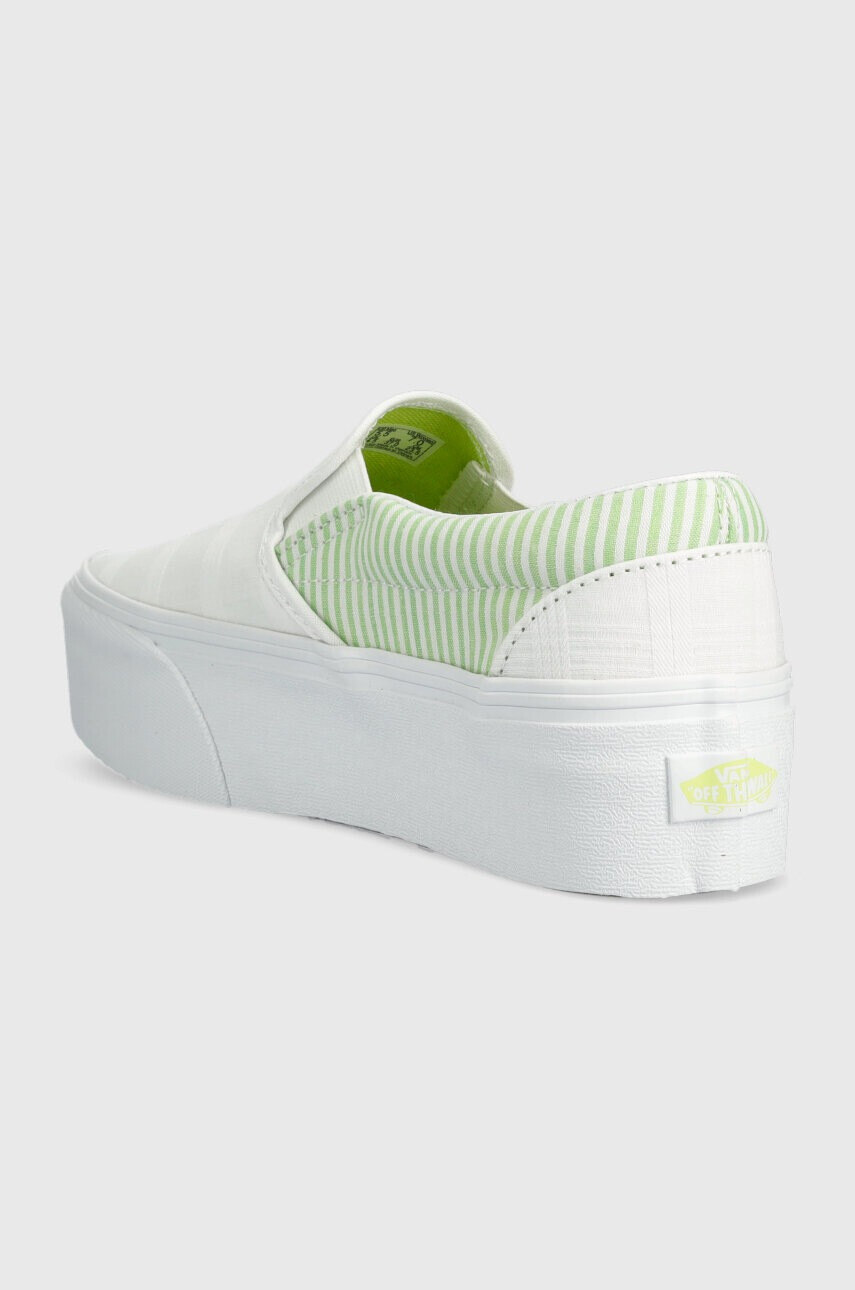 Vans Ниски кецове Classic Slip-On Stackform в бяло VN0A7Q5RBGN1 - Pepit.bg