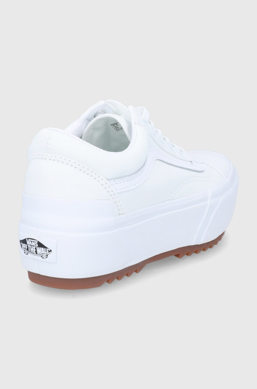 Vans Ниски кецове Ua Old Skool Stacked дамски в бяло - Pepit.bg
