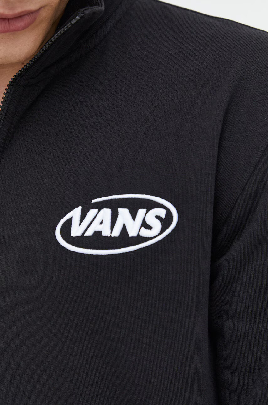 Vans Памучен суичър в черно с апликация - Pepit.bg