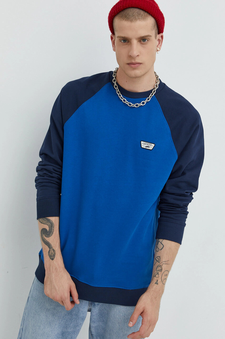 Vans Памучен суичър с изчистен дизайн - Pepit.bg